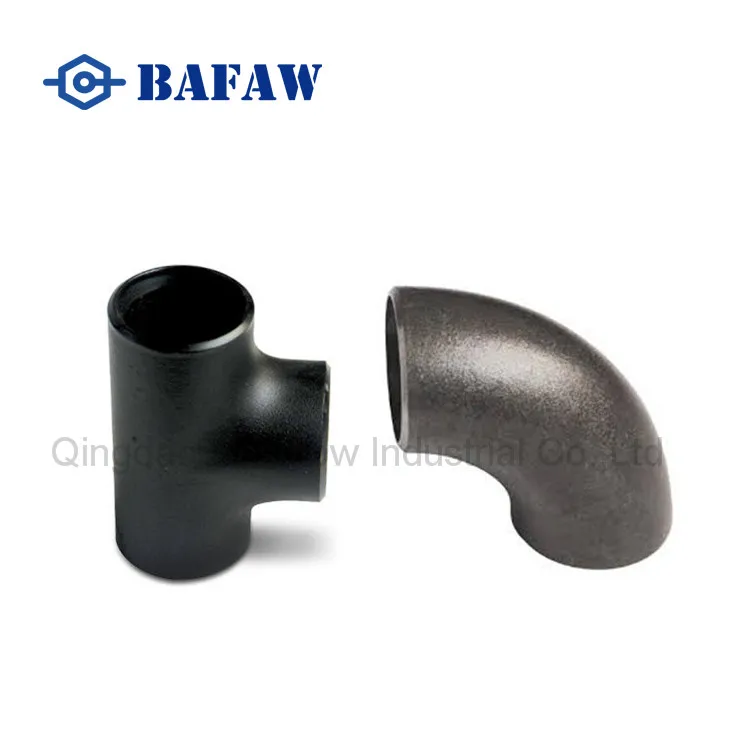 Astm B16.9 SCH 40 butt-welding carbon steel pipe tee