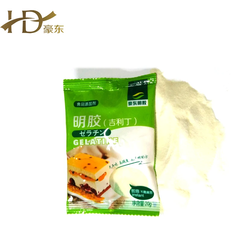 Мелко обработанный водорастворимый куриный желатин