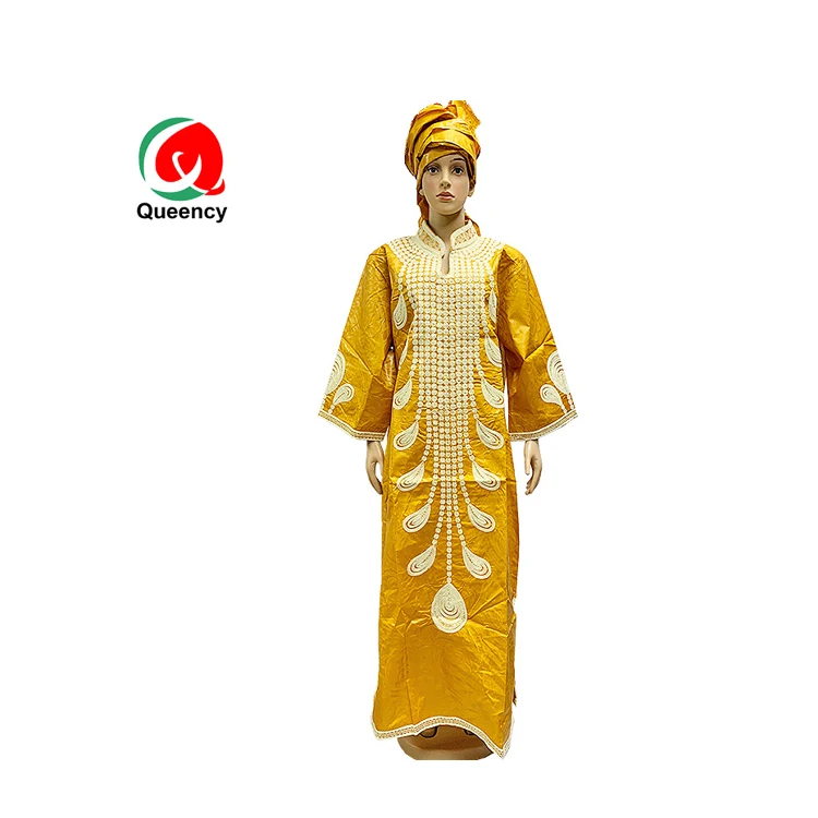 HD New Arrival Top Fashion African Bazin Clothes, Women Ankara traditional dress