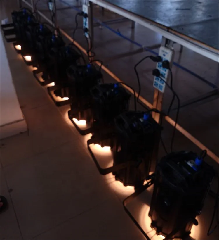 LED Tungsten and Daylight Bi-color 150W 200W 300W fresnel light led dmx stagelight with zoom led Fresnel Spotlight for TV