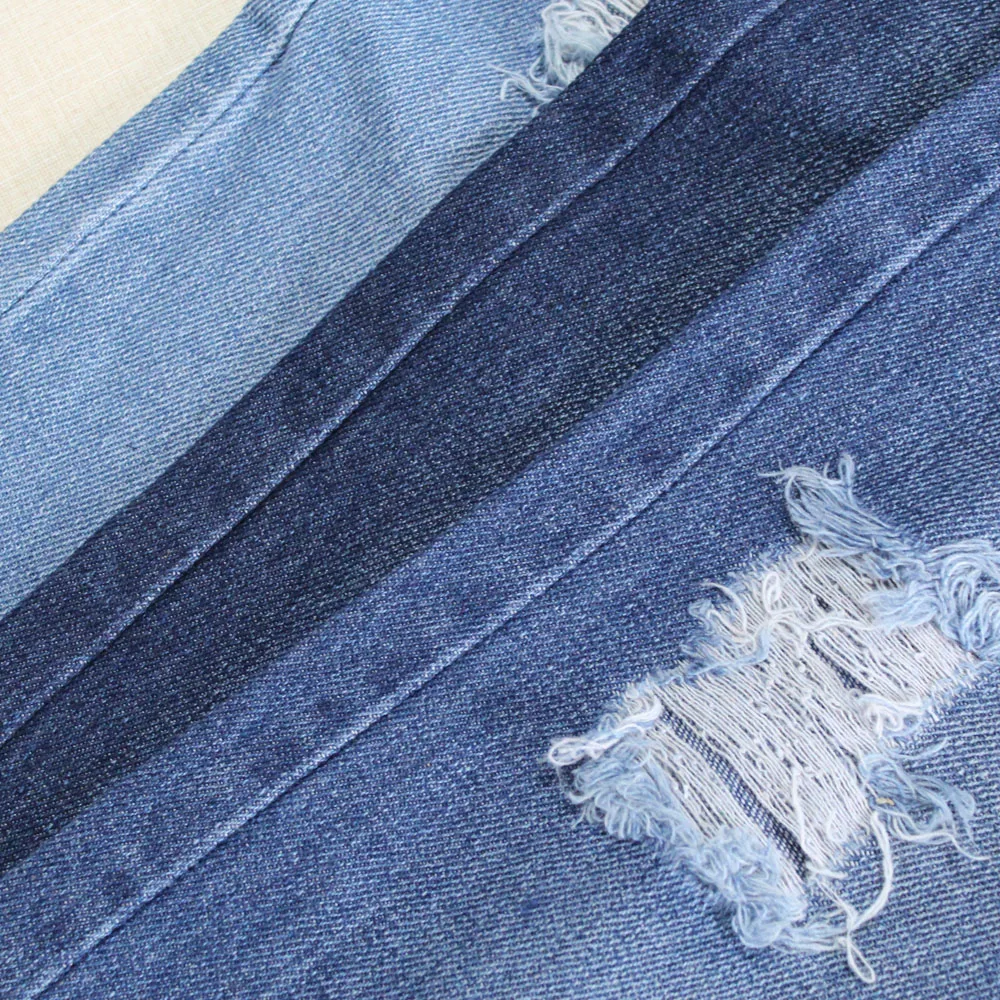 sustainable 100% cotton raw denim jeans fabric