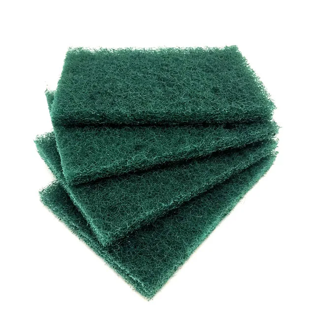 
Wholesale industrial abrasive nylon polished green scouring pad for polishing and grinding 