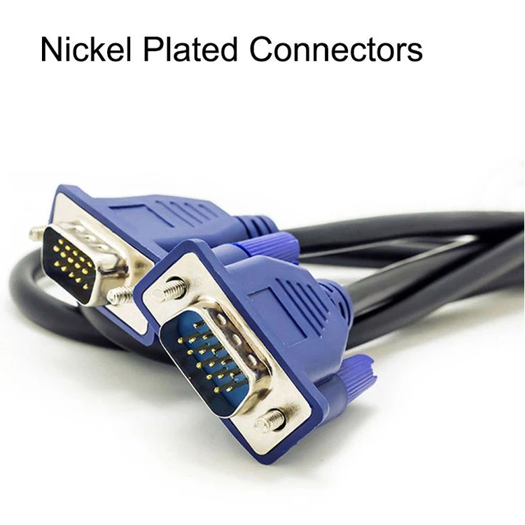 SIPU лучшая цена 15 м 3 + 2 M/F ПВХ диаметром 6,0 мм vga кабель для 15-контактный разъем