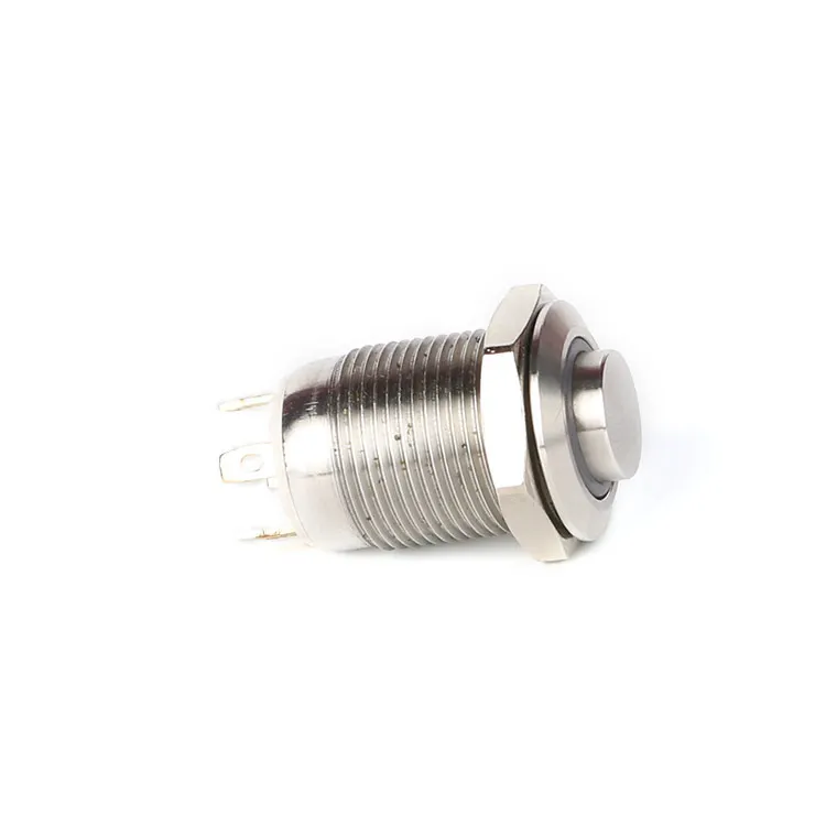 Illuminated Pushhbutton Anti-Vandal 12MM Pushbutton Switch Momentary Latching Push Button