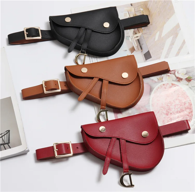 
Women Waist Pack Fanny Pack Pu Leather Belt bag Fashion Snake Skin Waist Belt High quality leather waist bag 2019 