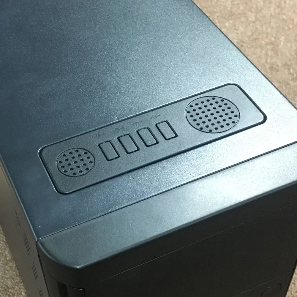 Hot Selling Free Sample desktop cpu tower pc case with Alarm Speaker Air duct Screwless