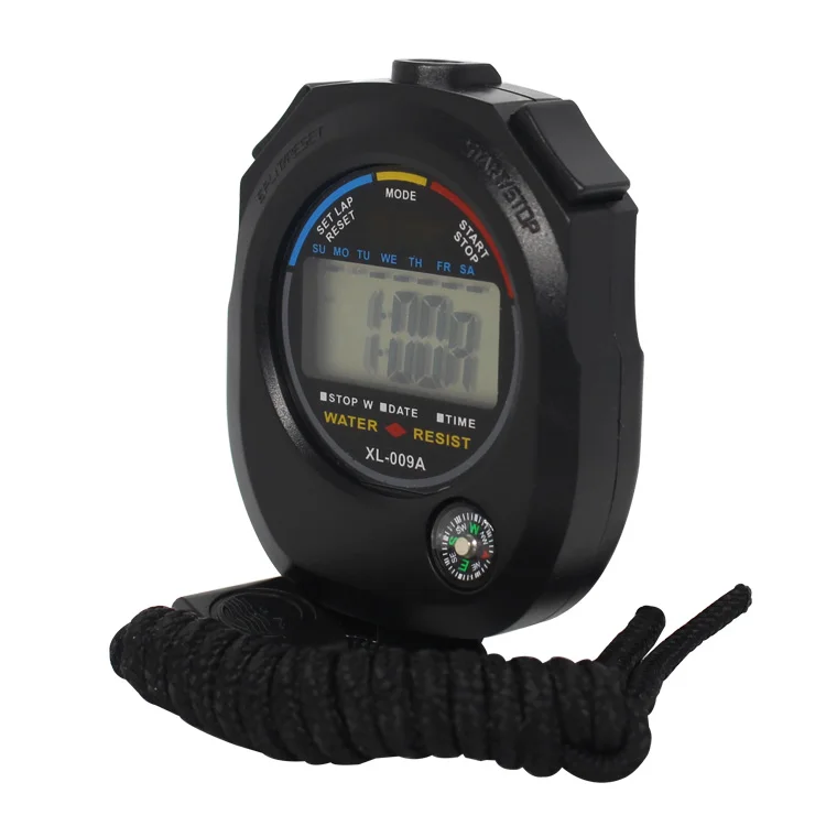 Stopwatch timer , watch women, 10 laps memory stopwatch