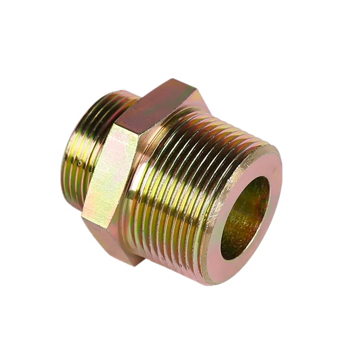 (QHH3734.2 ) Male connector-KEG malleable iron eo pipe fitting Straight fittings