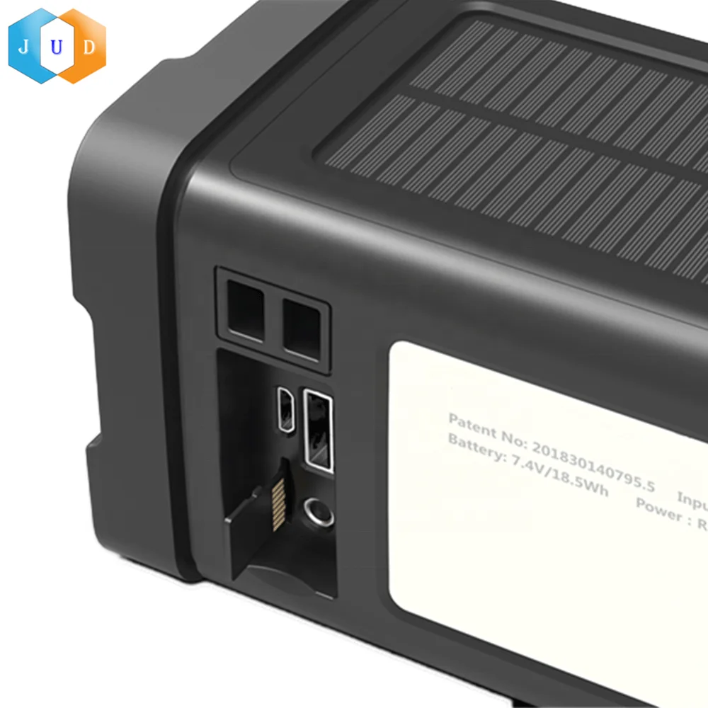 JUDING  BT-68 Solar Panel Charging Wireless Bike Speaker IPX7 Waterproof Camping Light Solar Wireless Speaker With Power Bank