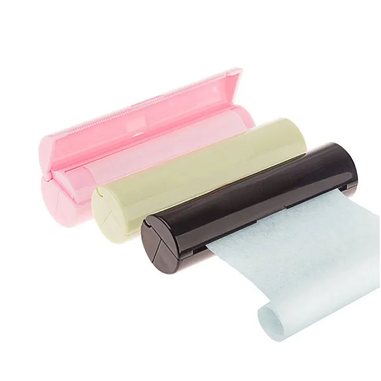 Sales portable face makeup cosmetic facial oil absorbing blotting paper