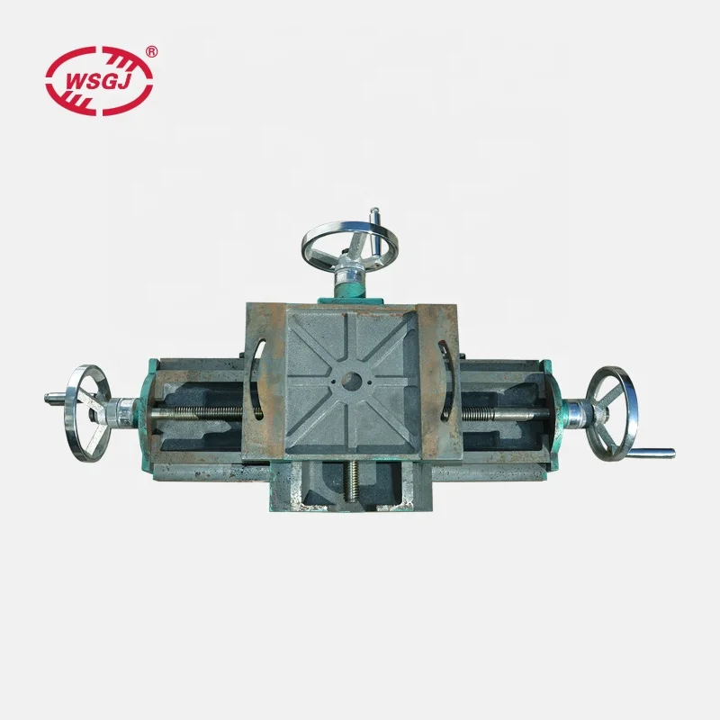 
Cast iron dovetail guides two axis xy cross manual slide table for milling and drilling machine 