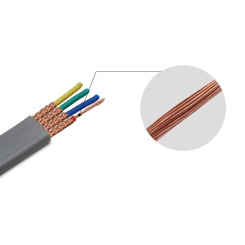 Чуть-чуть медь TVVBP 4 жилы 0,75 мм/1 мм/1.5mm2 плюс 2 пары ходовой кабель лифта
