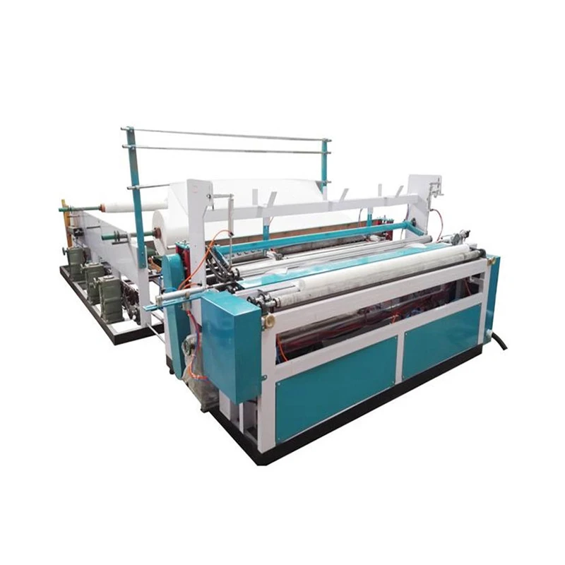 High Quality Toilet Paper Roll Rewinding Slitting Making Machine