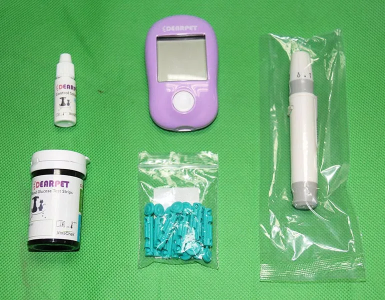 Fsat test 0.5 second Vet used Blood Glucose monitoring system MSLGC18 pet use glucose meter for dog and cannie