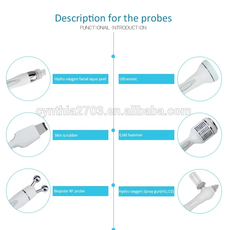 Portable hydro water facial deeply cleaning beauty system machine Cynthia RU 810SA