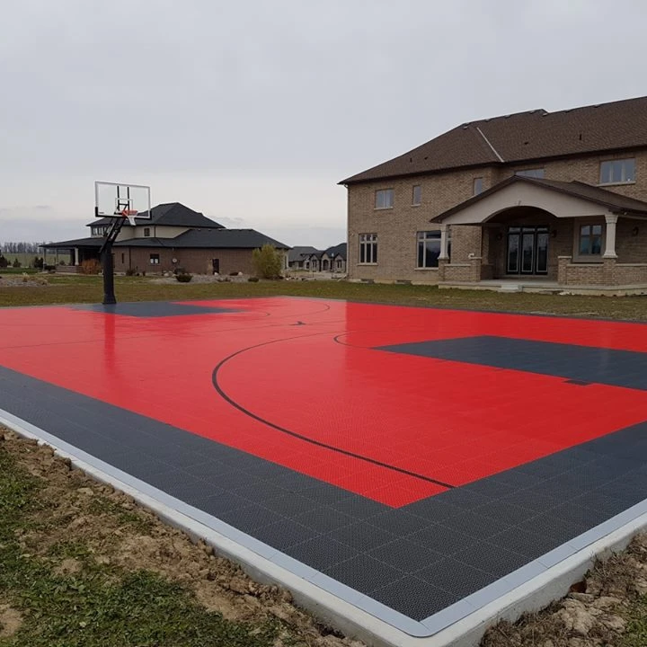 Multi sport court flooring material