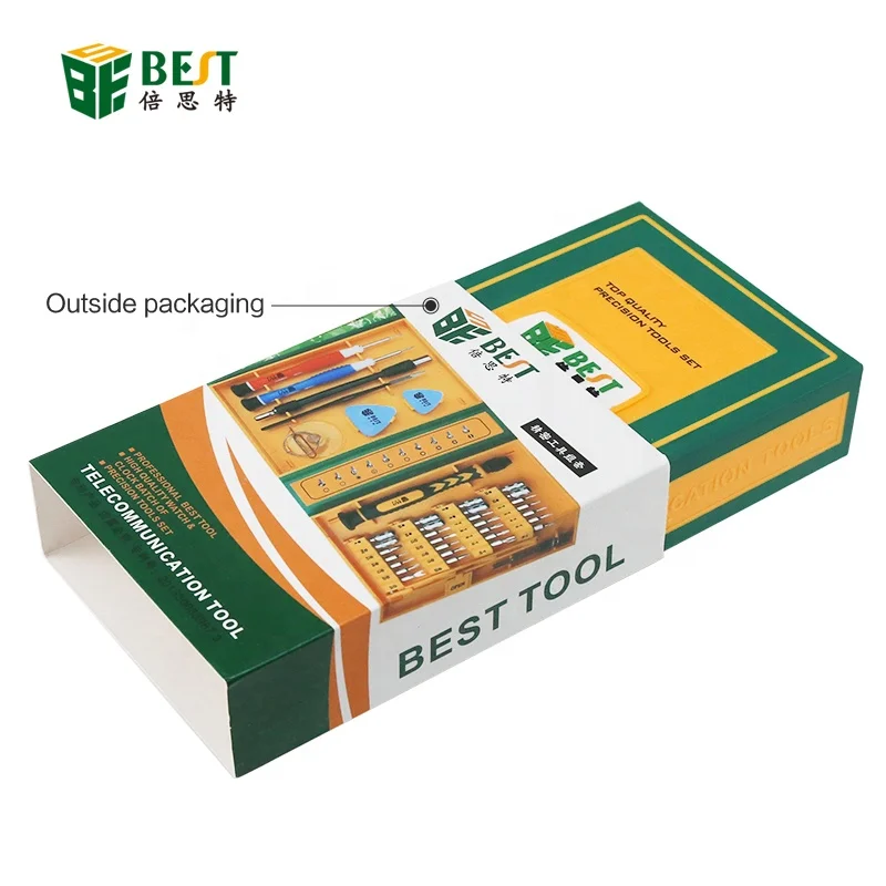 BST-8921 38pcs Top Quality Precision Cordless Torx Screwdriver Drill Bit Set DIY Tools Set for Repairing Computer