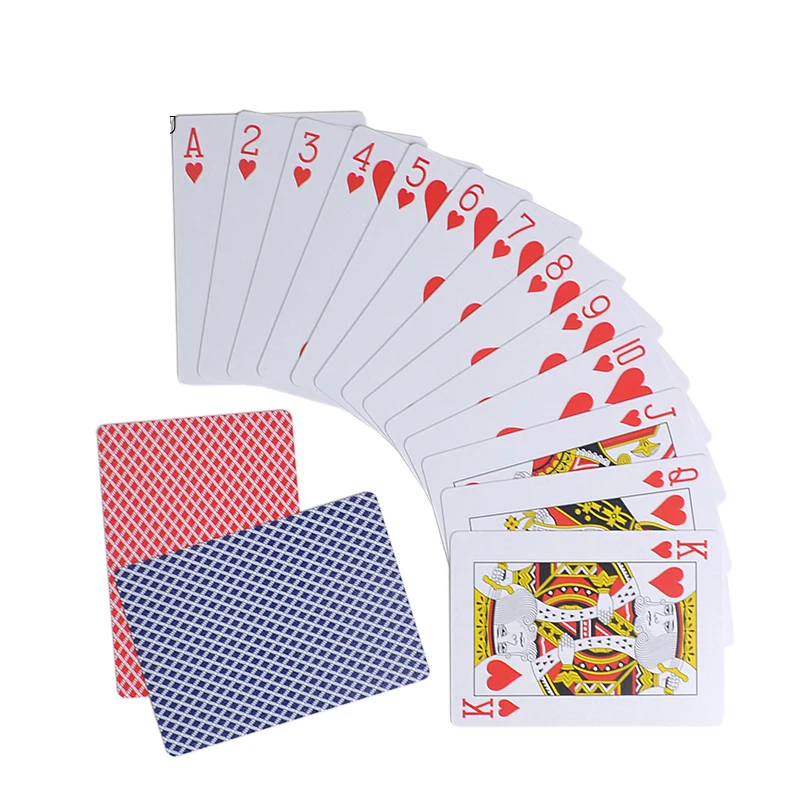 
custom 100% plastic PVC poker cards with your logo design 