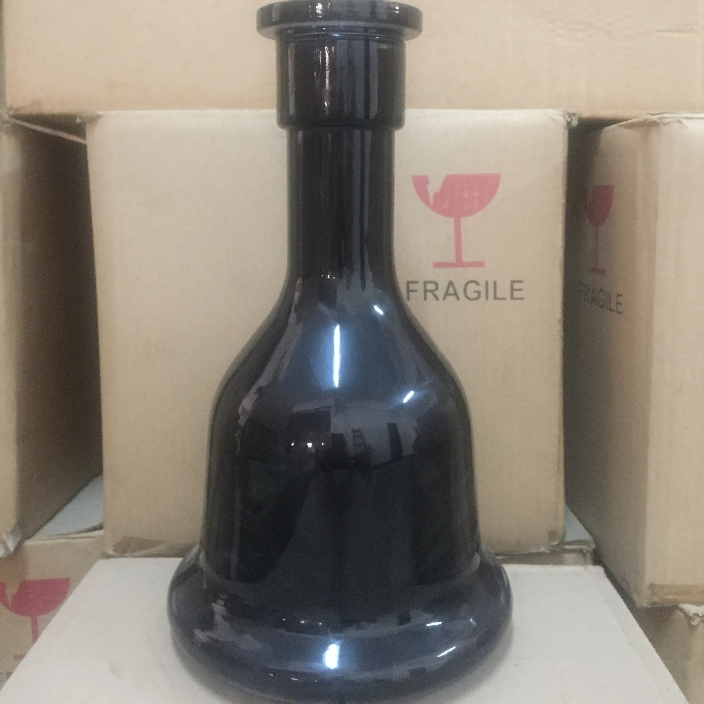Height 31cm glass for hookah shisha vase base bottle