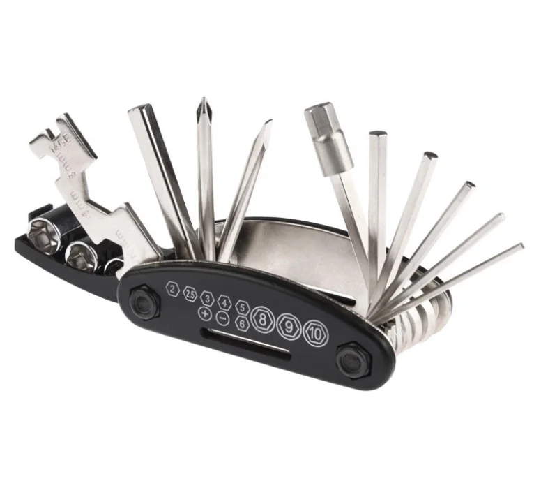 16 in 1 mountain portable multi function bicycle cycling repair kit bike tools