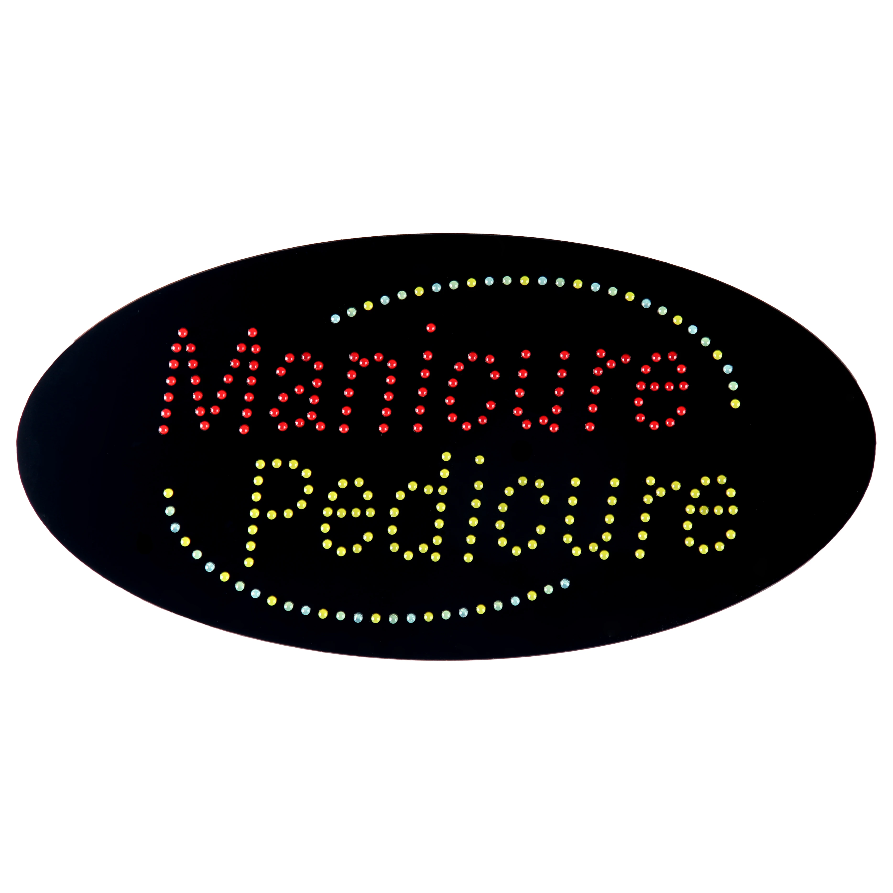 Hidly 15x27 Inches LED Open Sign for Manicure & Pedicure Shop Windows, Color, Animation Customized
