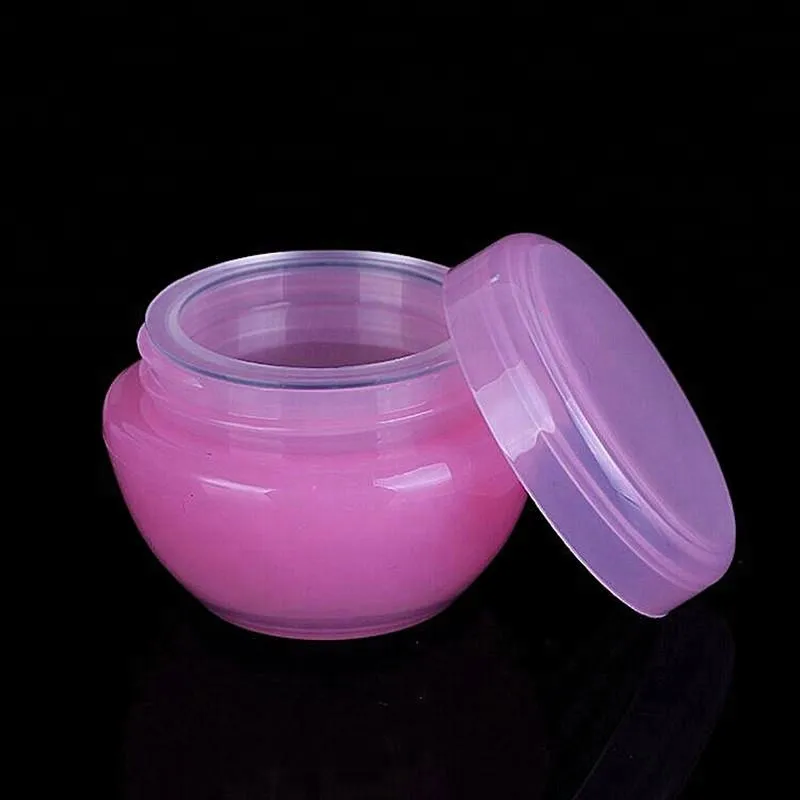 10ml nice pink mini plastic jars 10g cream balm jar for travelling can make other colors