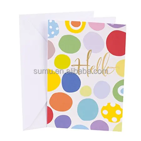 Оптовая Продажа Модные Пользовательские печатная бумага с днем рождения карты эмаль pin