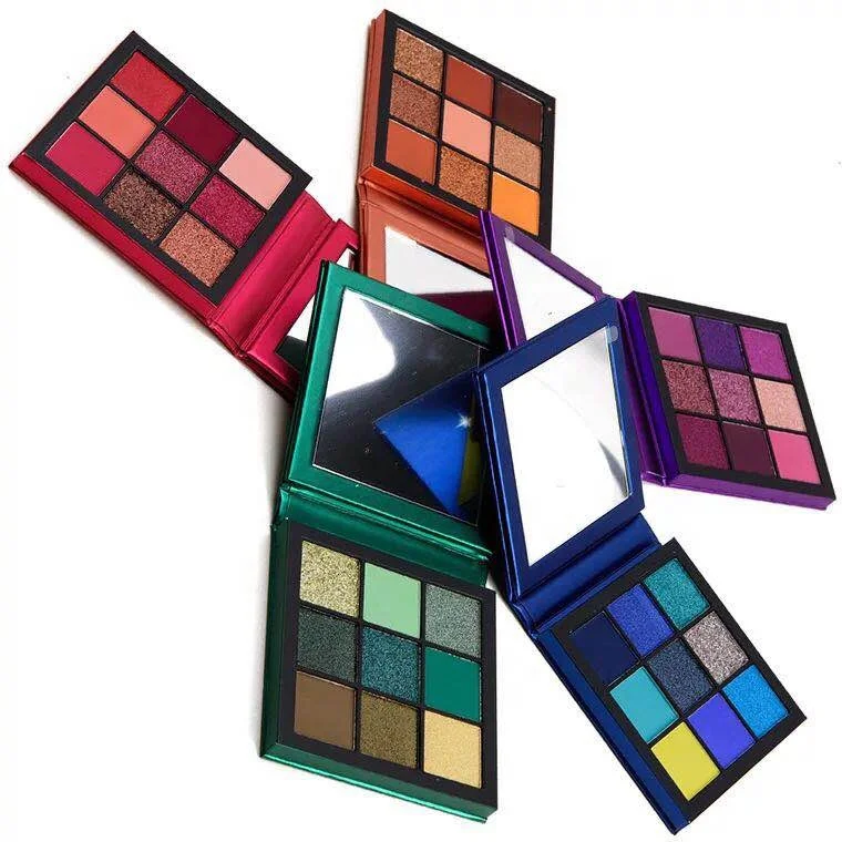 Free sample  private label cosmetic high pigment long lasting colorful shimmer eyeshadow