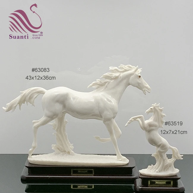 Custom Made Life Size Craft Souvenir Items Home Decor Polyresin Horse Statue