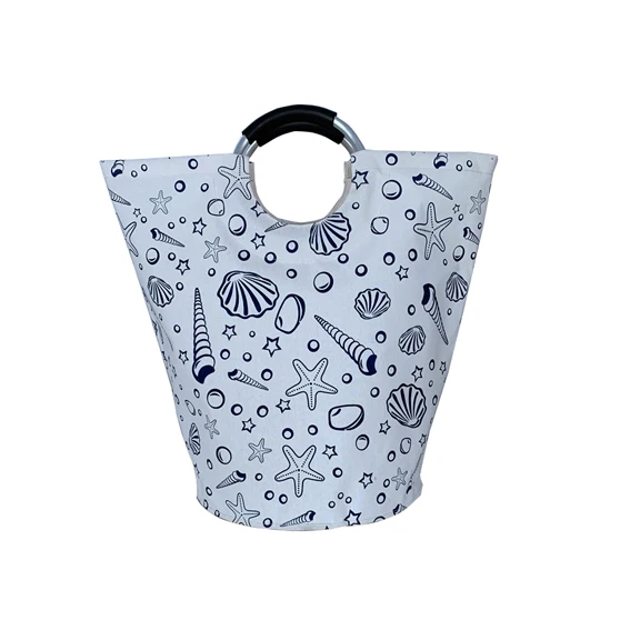 Laundry Wash Bag  Handmade Dirty Clothes Laundry Bag With Aluminum Handles