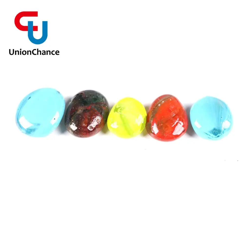 400G Colorful Glass Marble For Fish Tank & Flowerpot Decoration