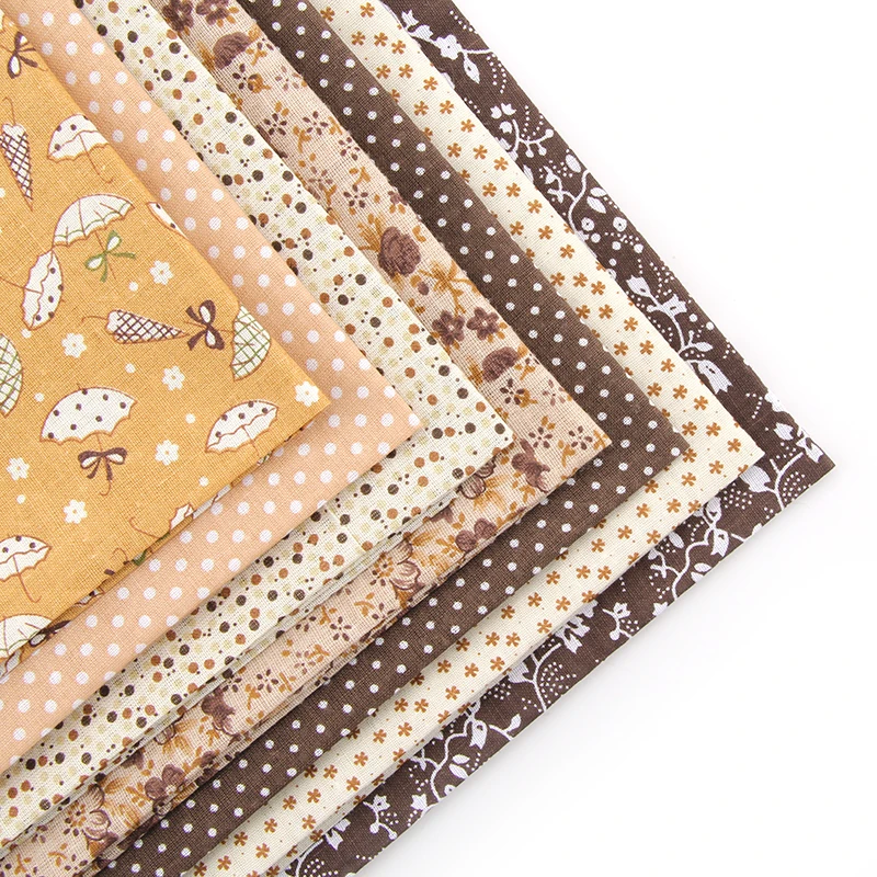 Basic Quality Cotton Material Charm Patchwork Fabric For Sewing DIY Crafts  9.8*9.8'