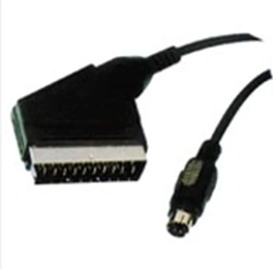 
High Speed 21 pin scart plug to 4pin DIN Cable 