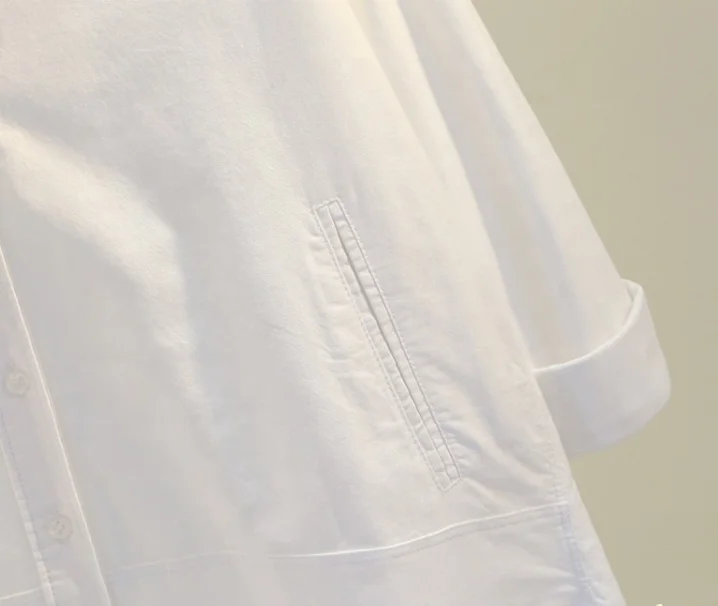 Европейская и американская мода с одним карманом на пуговицах Новинка весна-лето 2019 литературная свободная ленивая рубашка