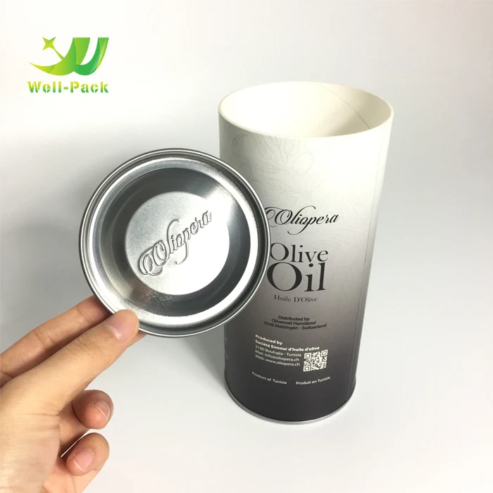 Cardboard tube coffee bean tube coffee powder paper tube