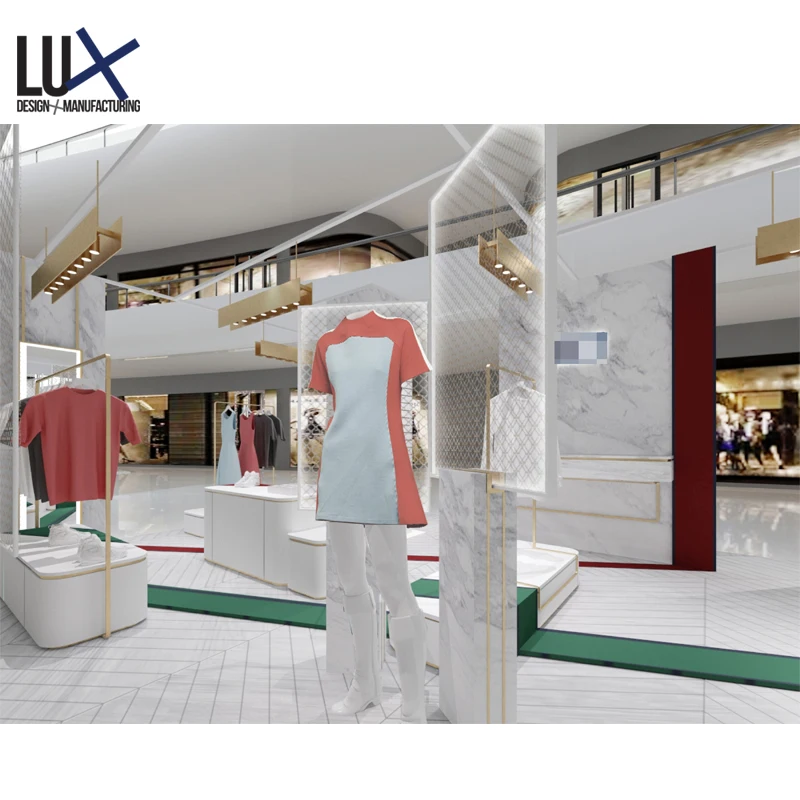 Мужской магазин тканевых счетчиков, женская одежда, витрина, мебель для магазина