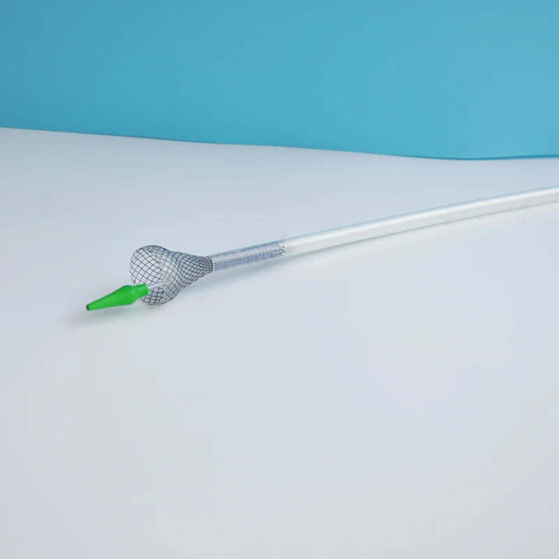 Silicone Covered Self-expandable Nitinol Memory Wire Esophageal Stent