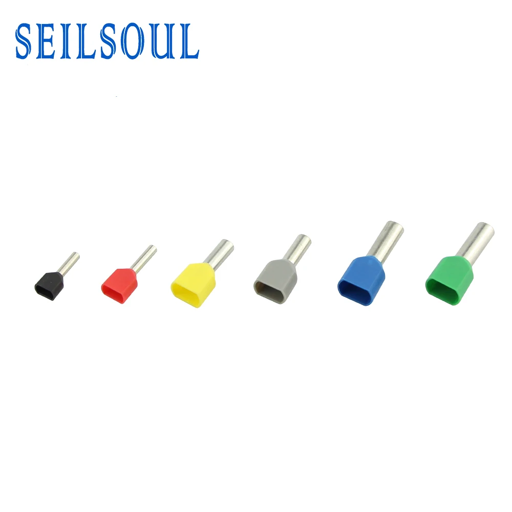 Seilsoul красный синий черный желтый цвет ce cqc rohs сертификат неизолированные трубки медные кабельные наконечники
