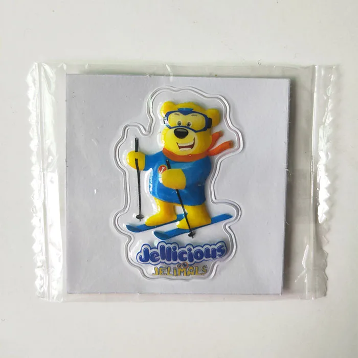 Wholesale customize Zebulun Collectible Fitness Pattern PP Plastic Pop up sticker 3D  Supermarket Promotion Cards for gift