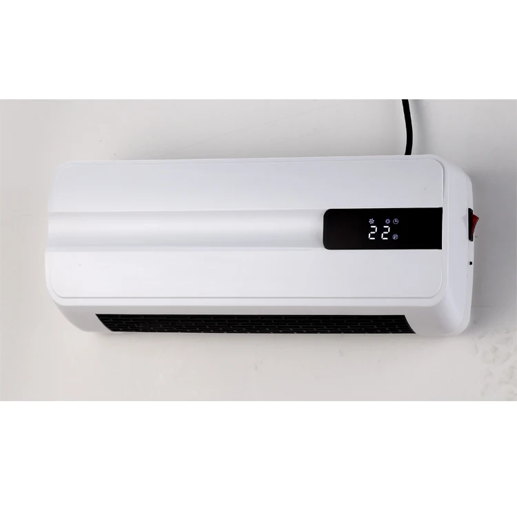 High quality electric low noise indoor wall mounted ptc heater with timer