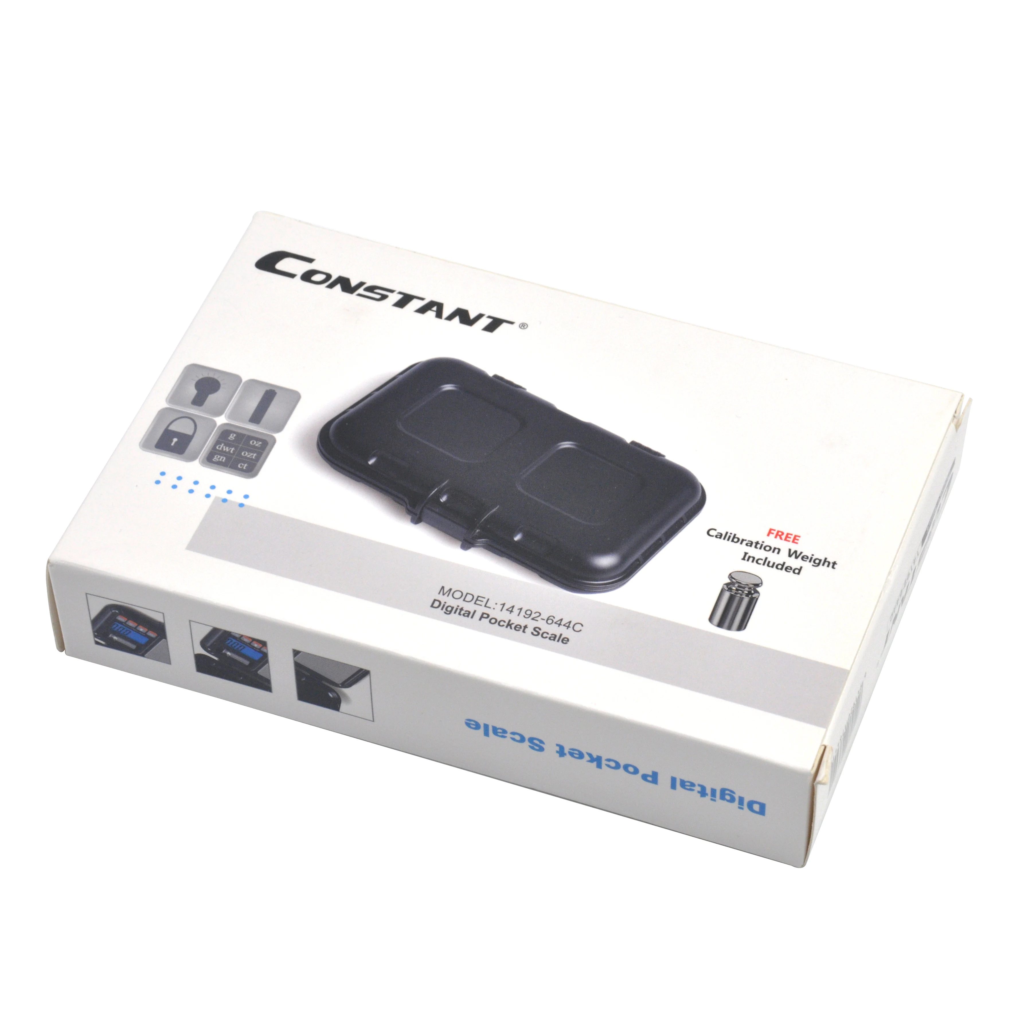 Constant-644C LCD Display Type Digital Electronic Pocket weighing balance counting mini Jewelry scale 0.01-200G/0.001-20G