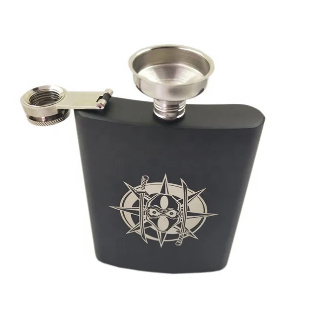 
BPA Free Custom 8oz hip flask with logo 