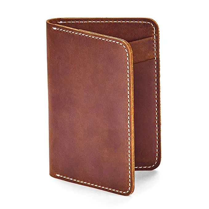 RFID Blocking Genuine leather mens wallet Best quality  Bifold Leather Wallet Premium Slim Great Front Pocket