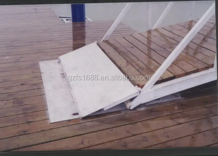 Economic corrosion resistant aluminum material handrail gangway for marine