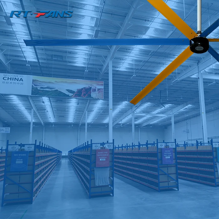 RTFANS китайский поставщик, самый продаваемый для рынка Таиланда, большой потолочный вентилятор HVLS