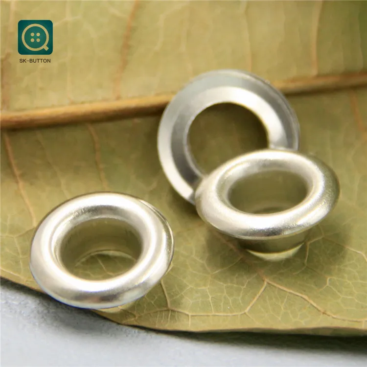 custom color size sliver nickle free copper eyelet grommets eyelets for clothing