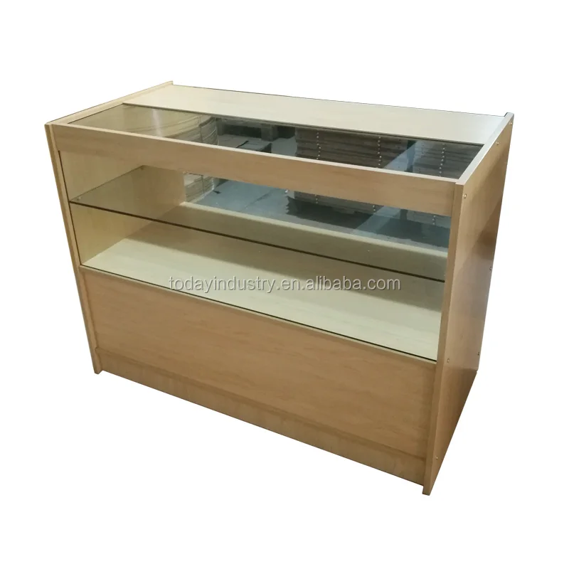 Shop supermarket cash counter table design for retail store