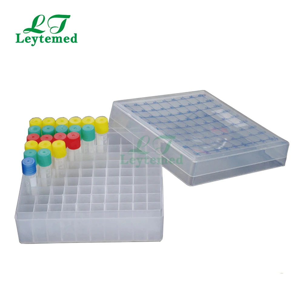 LTM418 100 wells Лаборатория Пластиковые Cryotube коробка