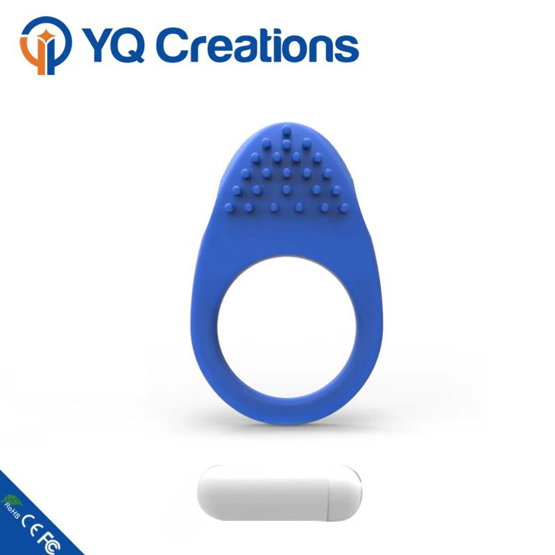 Most popular silicone vibration delay ejaculation with Massager Brush cock penis ring  sex toys vibrating cock ring for man
