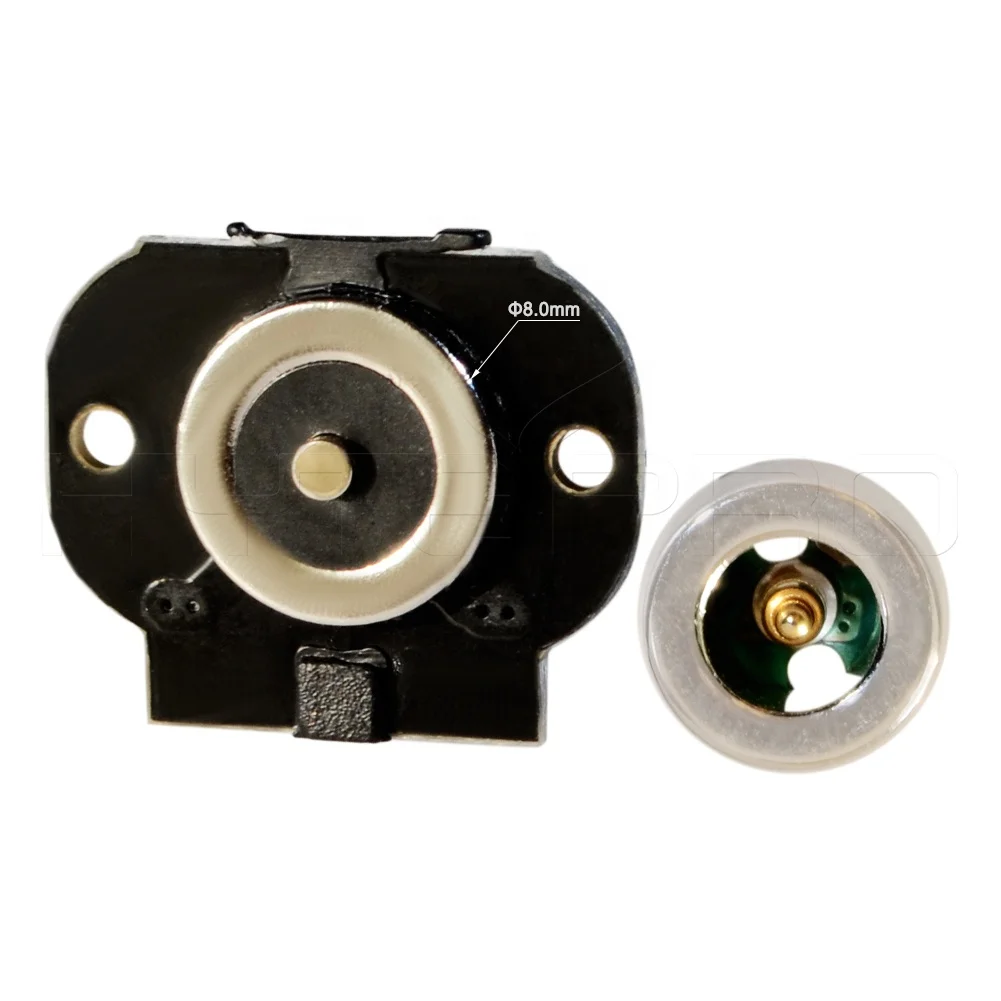 Female panel mount charging pogo 2 pin magnetic power connector with male cable assembly